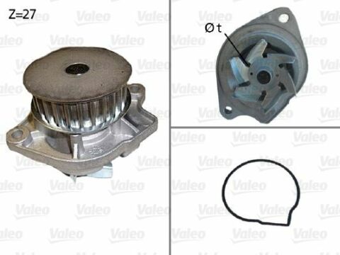 Помпа води VW Caddy II/III/Golf IV/V 1.4i (27z) BCA,BUD,AUA