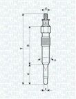Свічка розжарення HONDA, ROVER [062503901304]