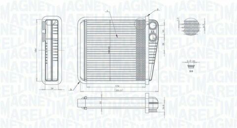 Радиатор печи audi a3,skoda octavia,superb,caddy iii,golf v,vi,passat,sharan,tiguan,touran 03-