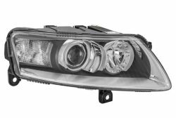 Фара основная Bi-Xenon с мотором, без газоразрядной лампы, D2S P21W PY21W W5W правая Audi A6 2004–