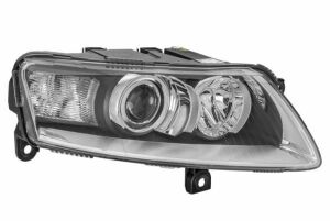 HELLA VW Фара основна Bi-Xenon з мотором,без газорозр.лампи,D2S P21W PY21W W5W прав.Audi A6 04-