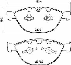 MINTEX BMW Тормозные колодки дисковые 7 E65,E66 760 02- MINTEX BMW Тормозные колодки дисковые 7 E65,E66 760 02-