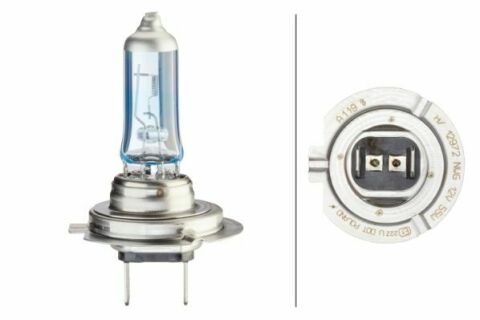 HELLA H7 12V 55W Лампа розжарювання WHITE LIGHT UP TO 300h, UP TO 4200 KELVIN