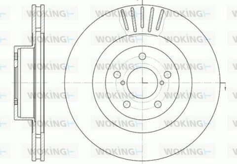 Тормозной диск BRZ/Forester/Impreza/Legacy/Outback (09-21)