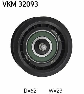 SKF FIAT Паразитний ролик 500X 1.6 D Multijet 14-, BRAVO II 2.0 D Multijet 08-14, ALFA ROMEO, JEEP, SUZUKI, LANCIA