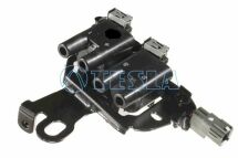 Котушка запалювання 4-х вивідна Coupe, Elantra 0,2-2,0, Matrix 01-1,8 Cerato,Sportage 04- 2,0 Din ти Котушка запалювання 4-х вивідна Coupe, Elantra 0,2-2,0, Matrix 01-1,8 Cerato,Sportage 04- 2,0 Din ти