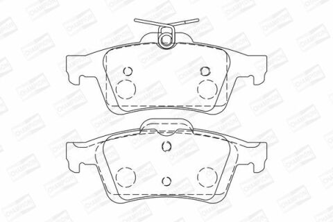 тормозные колодки диск.задниеfocus ii,mazda 3,vectra c,citroen c5