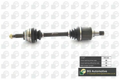 Піввісь Toyota Avensis 2.0d 03-08 дв.1CD-FTV (24z/610mm) Л.