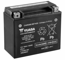 Акумулятор 12V 18,9Ah High Performance MF VRLA Battery AGM YTX20H-BS(сухозаряжений)