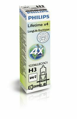 Лампа H3 LongLife EcoVision 12V 55W PK22s