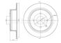 Тормозной диск задний cube 1.5/1.6 09-, tiida 1.5-1.8 07-12, фото 1 - интернет-магазин Auto-Mechanic