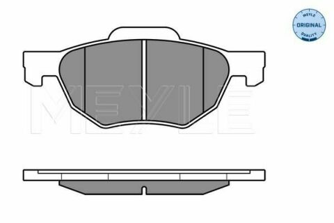 Колодки гальмівні (передні) Honda Accord 03-12