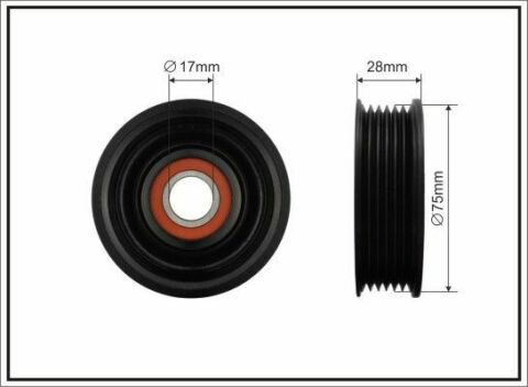 Натяжник ременя генератора Mazda 2/3 1.3-1.6 i 03-09