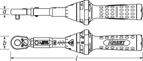 Ключ динамометричний (1/2" 60-320Nm) L=628mm