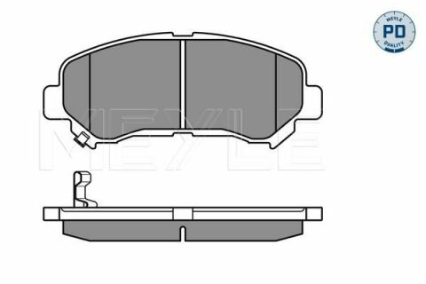 Колодки гальмівні (передні) Nissan Qashqai/X-Trail 07- (Akebono)