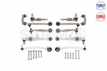 Комплект рычагов, тяг стабилизатора, наконечников и болтов крепления Audi A4, A8