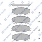 Колодки тормозные дисковые (комплект 4 шт)