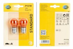 Автолампа желтая 2шт. (блистер) PY21W 12V21W 
