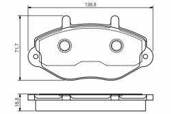 Колодки гальмові передні FORD Transit (диск 15) 94-00 Колодки гальмові передні FORD Transit (диск 15) 94-00