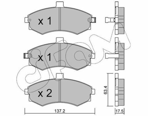 Гальмівні колодки пер. Matrix/Lavita/Elantra/Lantra/Coupe/Cerato 98-10