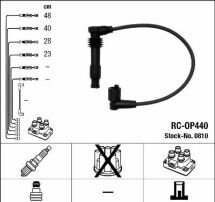 Комплект ізольованих проводів для свічок запалення RC-OP440