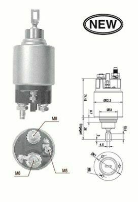 MAGNETI MARELLI Втягивающее реле стартера CITROEN Jumper 2,0 9-, Berlingo 1,8 97-