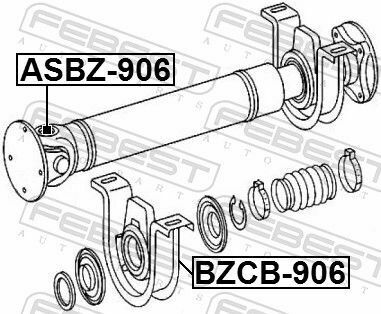 Крестовина карданного вала 27x88 Sprinter 906 06-