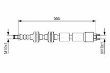 Шланг тормозной передний BMW X1 Шланг тормозной передний BMW X1