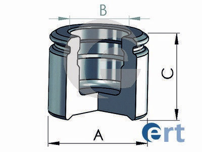 ERT JEEP Поршень суппорта CHEROKEE 2.4 01-08, CHEROKEE 3.7 01-07, WRANGLER II 4.0 98-07