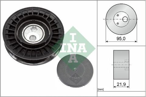 Ролик генератора BMW 3 (F30/F80/G20/G80/G28)/5 (G30/F90)/7 (G11/G12) 2.0H 15- B48 (95x22)