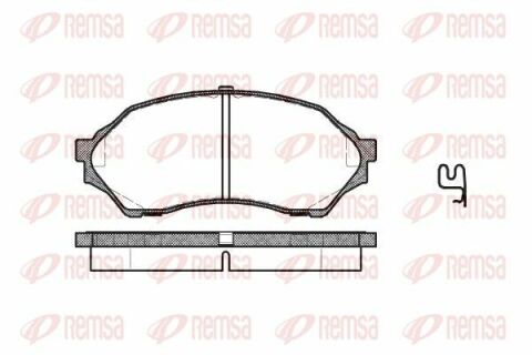 MAZDA Тормозные колодки дисковые 323 98-