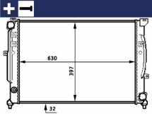 Радіатор охолодження AUDI A6 C5 (4B2)