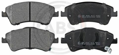 Тормозные колодки пер. Toyota Auris 07-12 (bosch) (150,8x62,5x19,5)