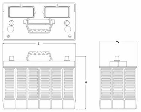 Аккумуляторная батарея 110Ah/950A (330x173x240/+L/B00) StartPro