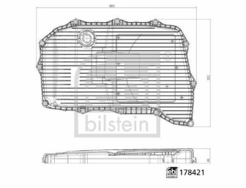 Фільтр АКПП Audi A4/A5/A8/Q5/Q7/VW Touareg 2.0 TDI/2.0 TFSI/3.0 TDI 15-