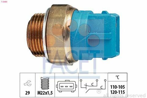 Датчик вмикання вентилятора VECTRA В 1.6-2.6i 95-03 (110-105°C;120-115°C)