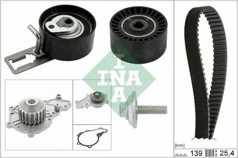 Комплект ГРМ + помпа Citroen C3/Peugeot 207/208/2008 1.4 HDI 06-, замінений на 530 0577 30 Комплект ГРМ + помпа Citroen C3/Peugeot 207/208/2008 1.4 HDI 06-, замінений на 530 0577 30