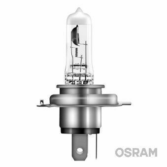 Лампа галогенная H4 12V 60/55W OSRAM Night Breaker Silver +100% (Blister)