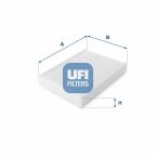 Фільтр, повітря у внутрішній простір Фільтр, повітря у внутрішній простір