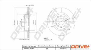 DP1010.11.0852 Drive+ - Гальмівний диск
