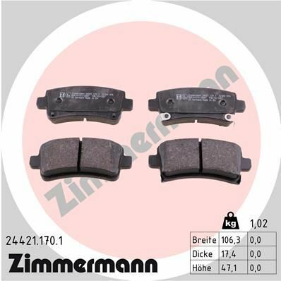 Тормозные колодки (задние) Opel Insignia A 08- (Sumotomo)