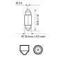 Лампа розжарювання C5W 12V 5W, фото 3 - інтерент-магазин Auto-Mechanic