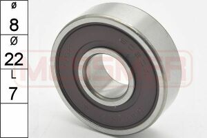 Підшипник 6208 2rs (22x8x7)