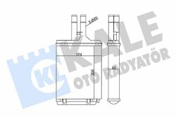 Радіатор опалення Opel Vectra B