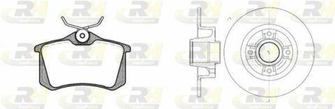 Гальмівний  комплект  (Диски  RH  6750.00  +  Колодки  RH  2263.10)