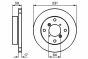 Диск тормозной передний Alto,Swift 89-,Subaru SUZUKI, фото 1 - интернет-магазин Auto-Mechanic