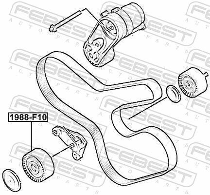 Паразитный / ведущий ролик, поликлиновой ремень