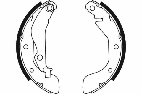 Гальмівні колодки зад. Aveo/Kalos/Spark (03-21)