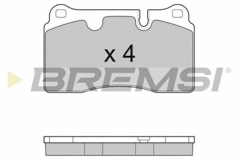 Гальмівні колодки пер. Range Rover 05-12 (brembo)