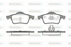 Тормозные колодки зад. Volvo S60/S80/V70/XC70 95-10 (ATE)